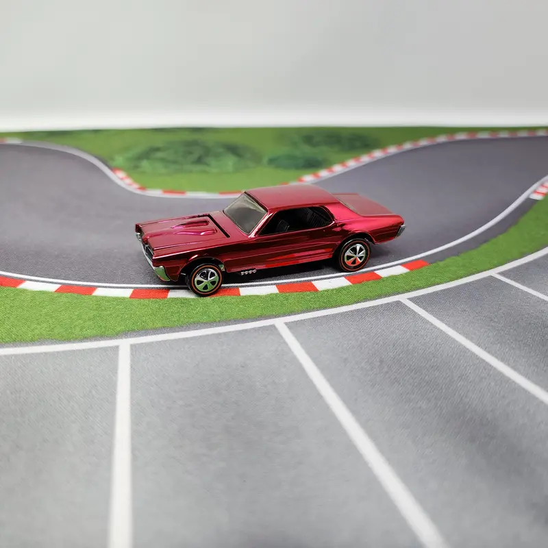 Custom Cougar * Hot Wheels 80Th Anniversary Red Original 16 1