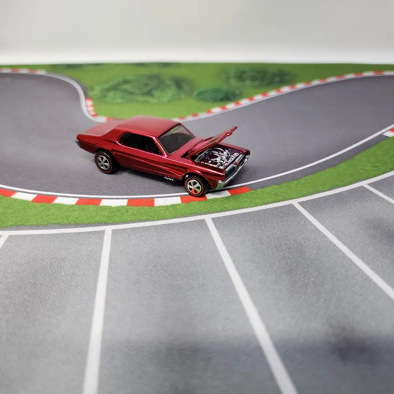 Custom Cougar * Hot Wheels 80Th Anniversary Red Original 16 2