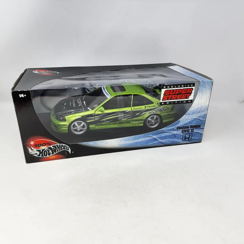 Custom Honda Civic Si * Hot Wheels 100% Series * 1/18 Scale 1