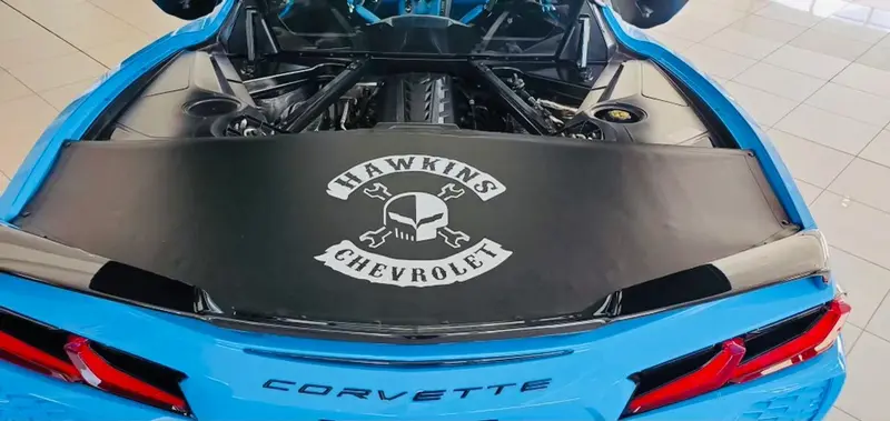 Custom Logo C8 Trunk Cover Convertible Or Coupe 1