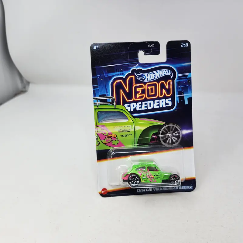Custom Volkswagen Beetle * Hot Wheels Neon Speeders 1