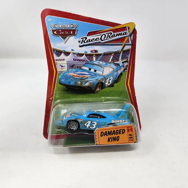 Damaged King #82 * Race O Rama * Disney Pixar Cars 1