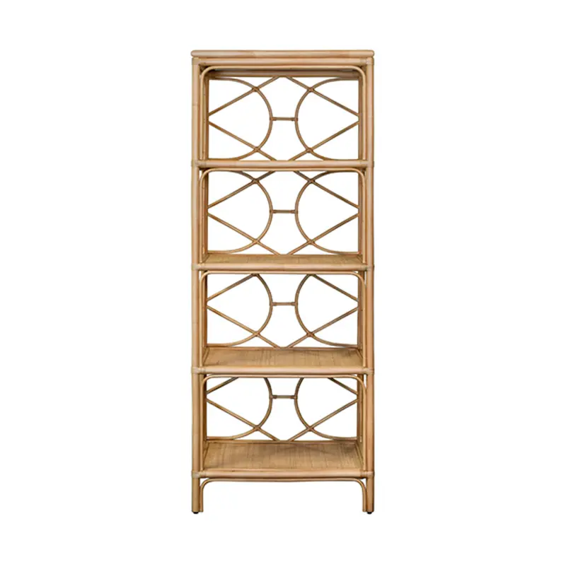 Danielle Natural Rattan Multi Shelf Etagere 1