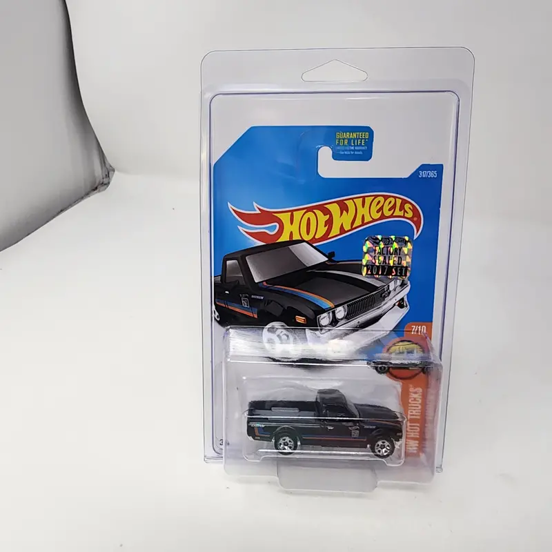 Datsun 620 * Black * Hot Wheels 2017 W/ Factory Holo 1
