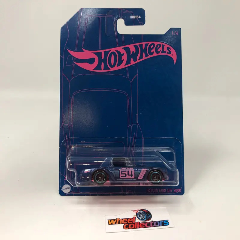 Datsun Fairlady 2000 * 2022 Hot Wheels Satin Blue & Pink Set 54Th Anniversary 1