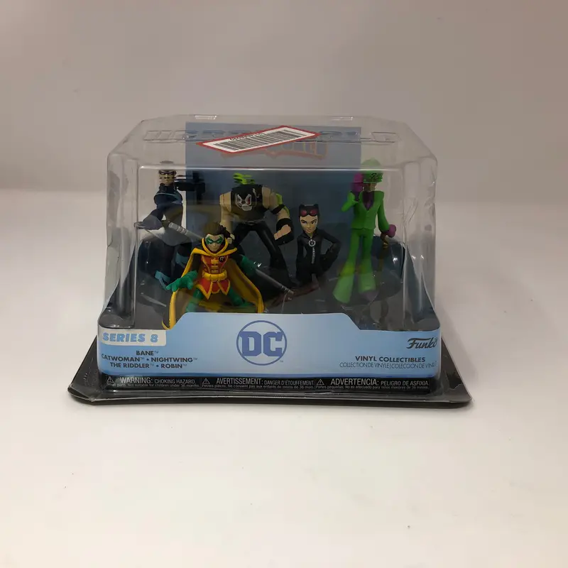 Dc Comics Heroworld * Funko Series 8 Ban, Catwoman, Robin, Riddler & Nightwing 1