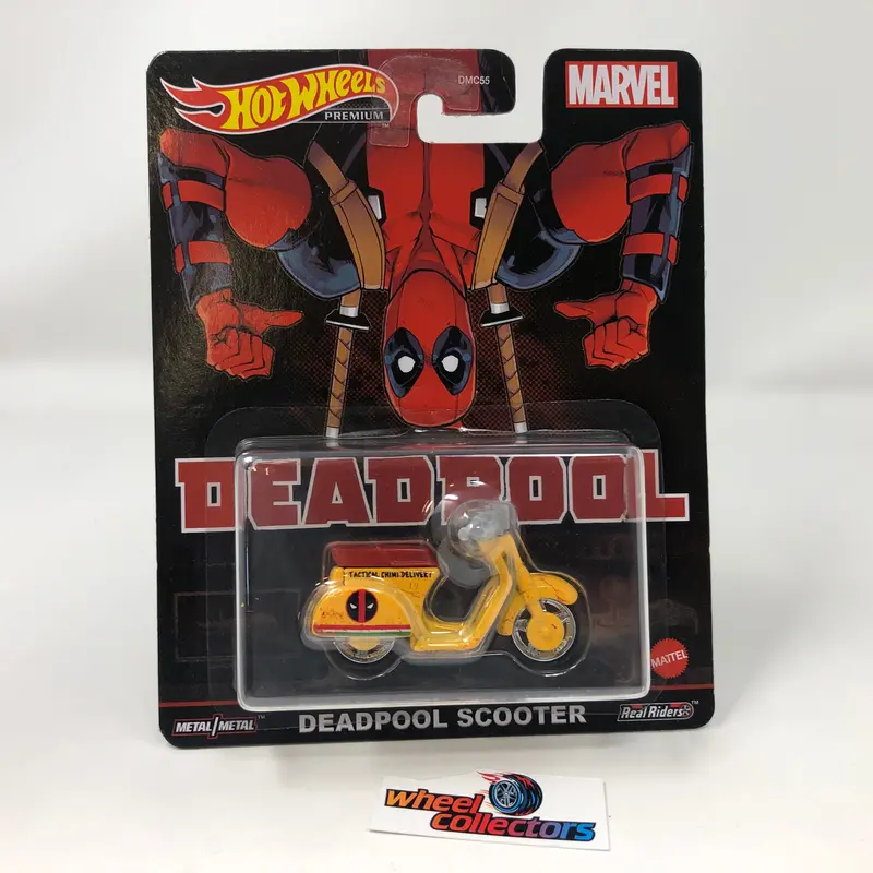 Deadpool Scooter * 2022 Hot Wheels Retro Entertainment Case K 1