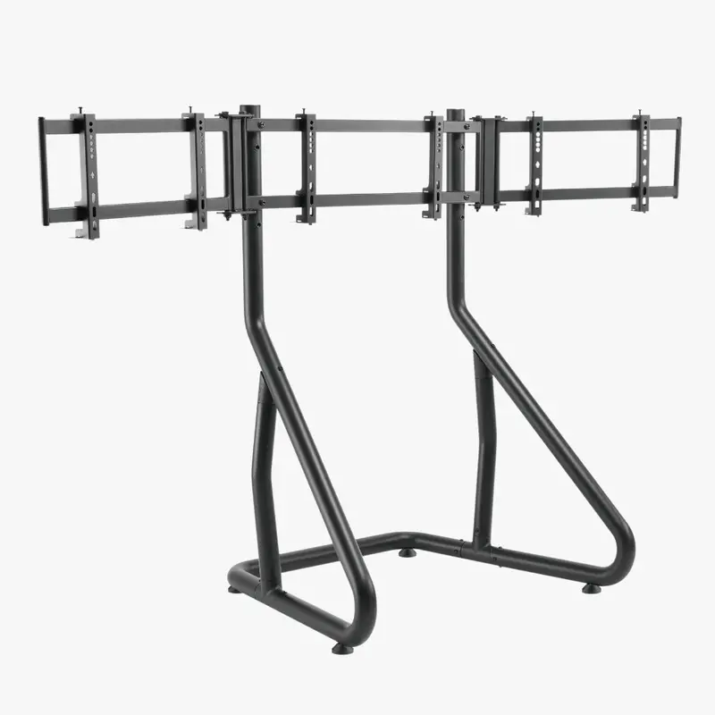 Dele Monitor Stand Dms-1 トリプル モニタースタンド Ap2対応 24-32インチ Drs-1 高さ調整可 フロアモニタースタンド 1
