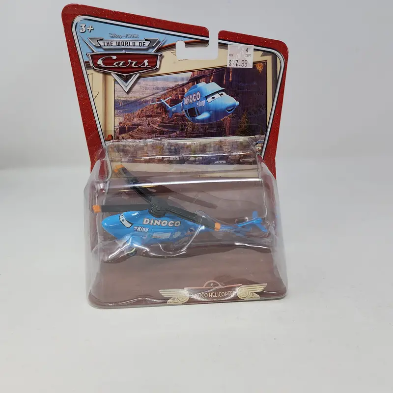 Dinoco Helicopter #5 * Disney Pixar The World Of Cars * Mega 1
