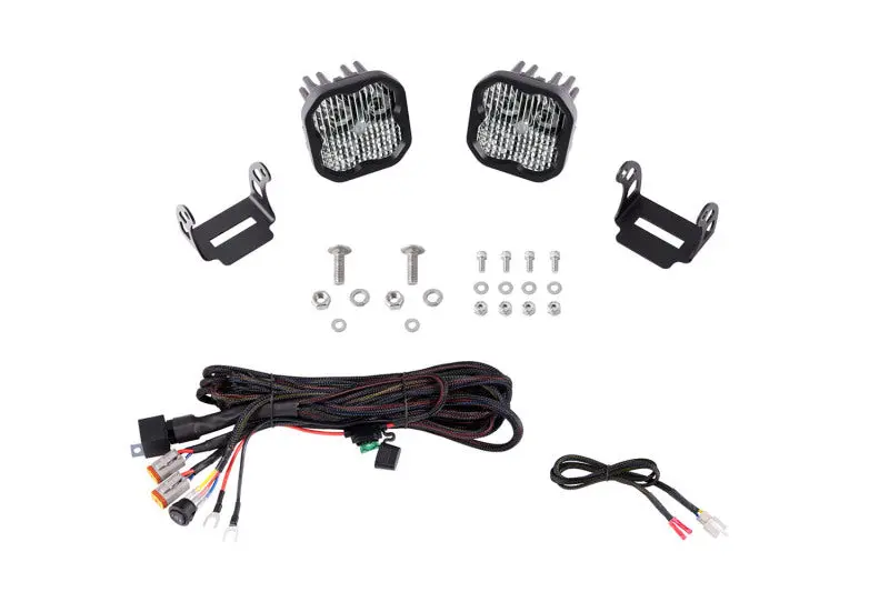 Diode Dynamics 2021 Ford Bronco Ss3 Led Ditch Light Kit - Pro White Combo 1