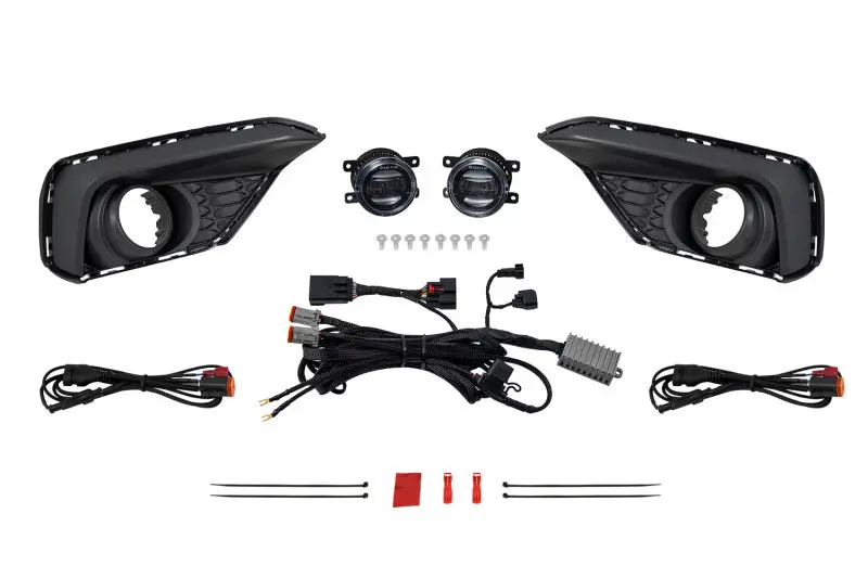 Diode Dynamics 2024 Ford Mustang Ecoboost Elite Series Add-On Fog Lamp Kit  White 1