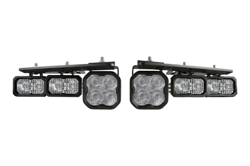 Diode Dynamics 21-Up Ford Bronco Stage Series Fog Pocket Kit - White Sport 1