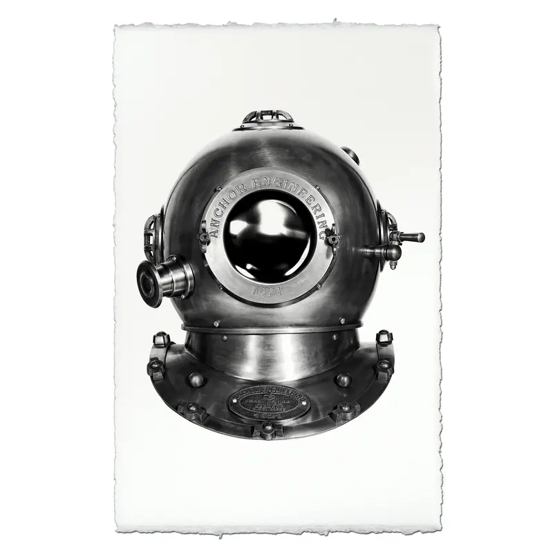 Diver Down #2 - Black And White 1