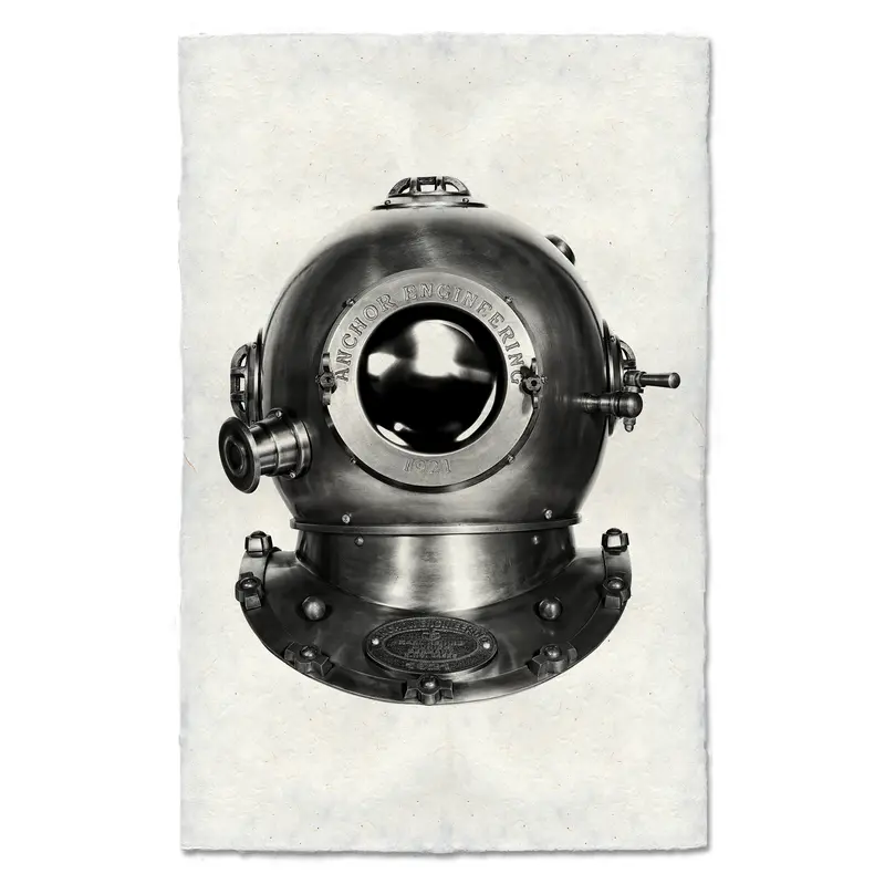 Diver Down #2 - Black And White 2