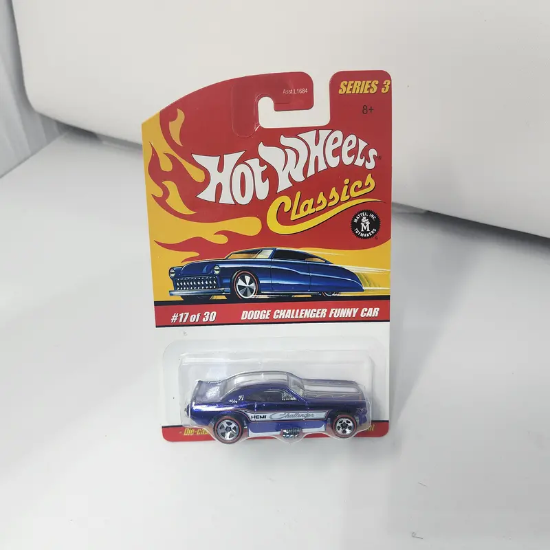 Dodge Challenger Funny Car #17 * Blue * Hot Wheels Classics 1