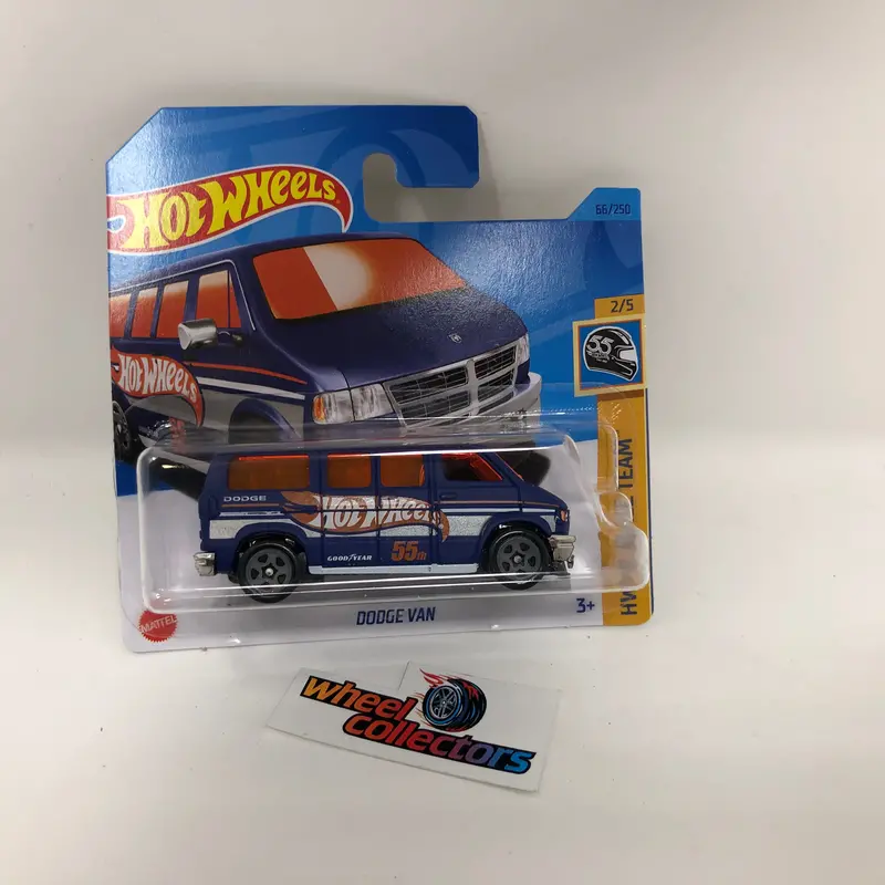 Dodge Van #66 * Purple * 2023 Hot Wheels Case A Release Short Card 1