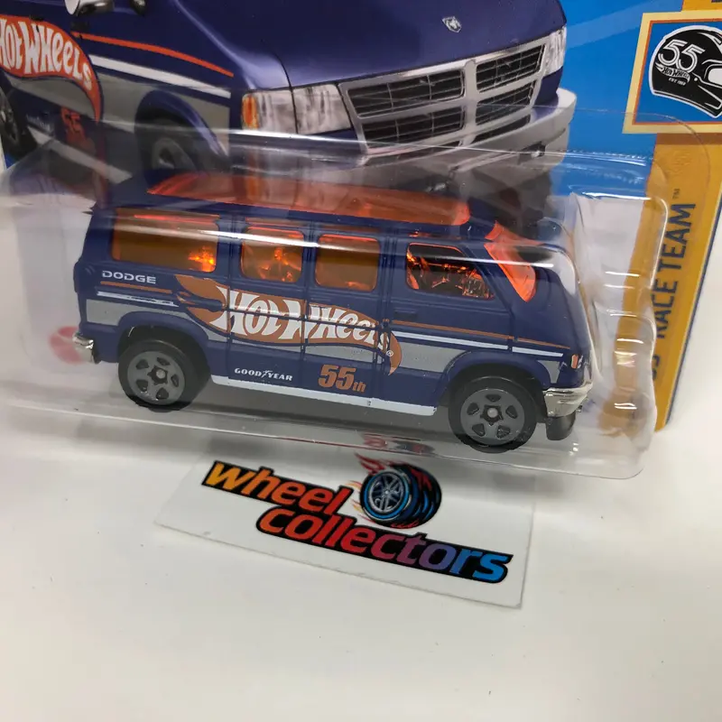 Dodge Van #66 * Purple * 2023 Hot Wheels Case A Release Short Card 2