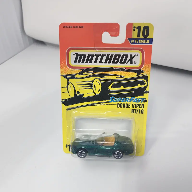 Dodge Viper Rt/10 #10  * Green * Matchbox Superfast 1
