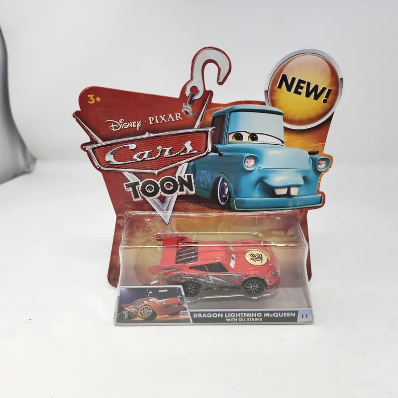 Dragon Lightning Mcqueen W/ Oil Stains 11 * Disney Pixar Cars Toon 1