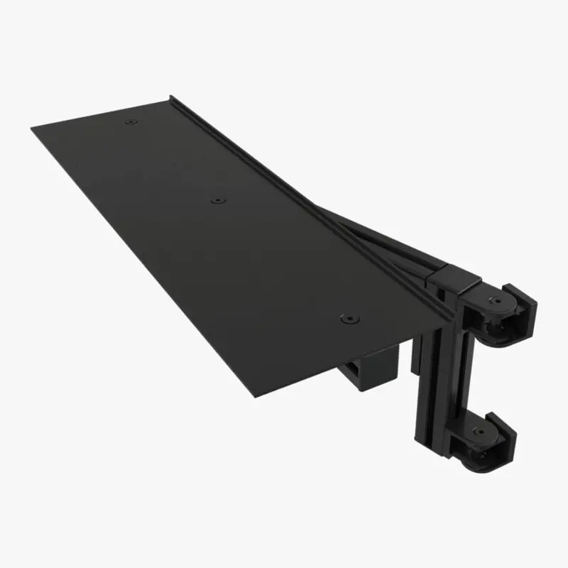 【アルミフレーム用】スイングアームデスクスタンド  国内正規品 Tr80-Shelf5-Blk 1