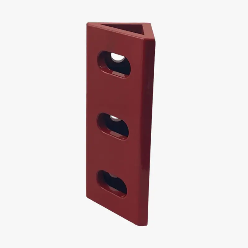 コーナーブラケット 赤 120×40Mm 1個入り Tr8020 国内正規品 Tr80-120B-Red 1