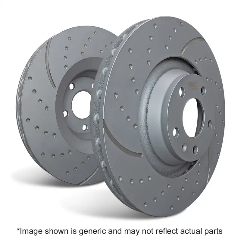 Ebc 03-04 Cadillac Xlr 4.6 Gd Sport Rear Rotors 2
