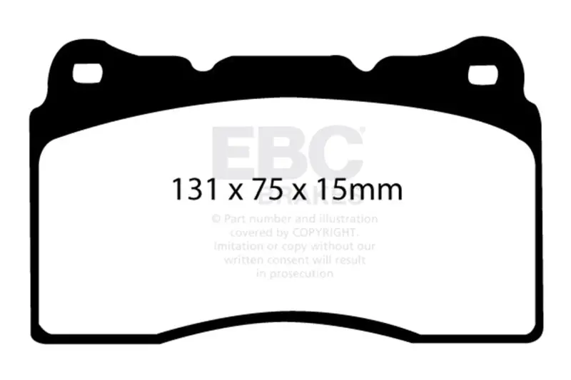 Ebc 04-08 Acura Tl 3.2 (Manual)(Brembo) Greenstuff Front Brake Pads 1