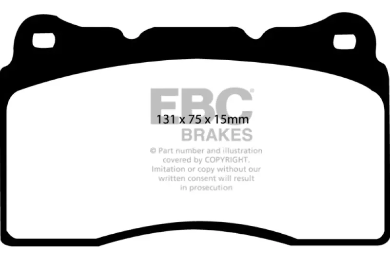 Ebc 04-08 Acura Tl 3.2 (Manual)(Brembo) Ultimax2 Front Brake Pads 2
