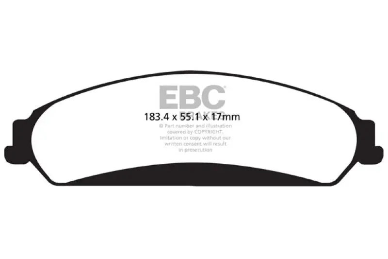 Ebc 11+ Chrysler 300C 5.7 Redstuff Front Brake Pads 1