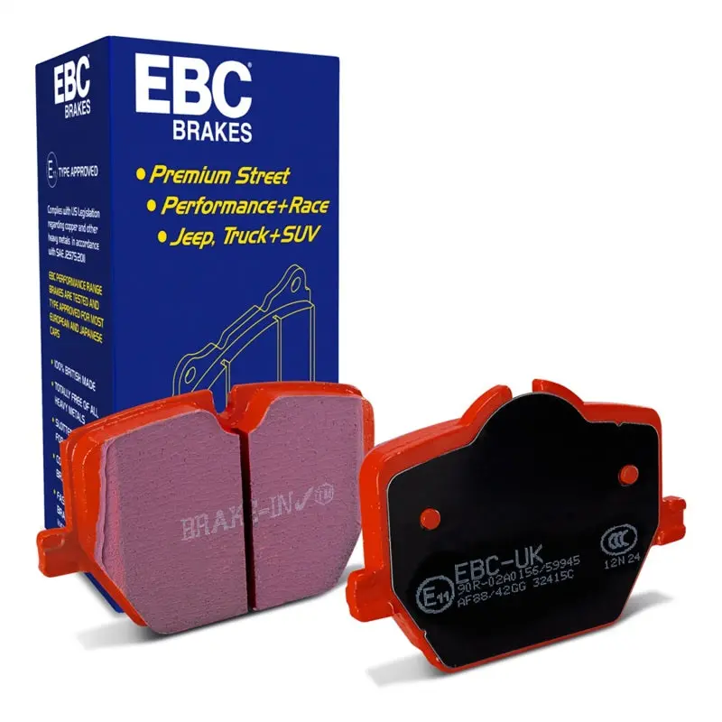Ebc 2019+ Toyota Gr Supra (W/13.6In Rear Rotor) Redstuff Rear Brake Pads 2