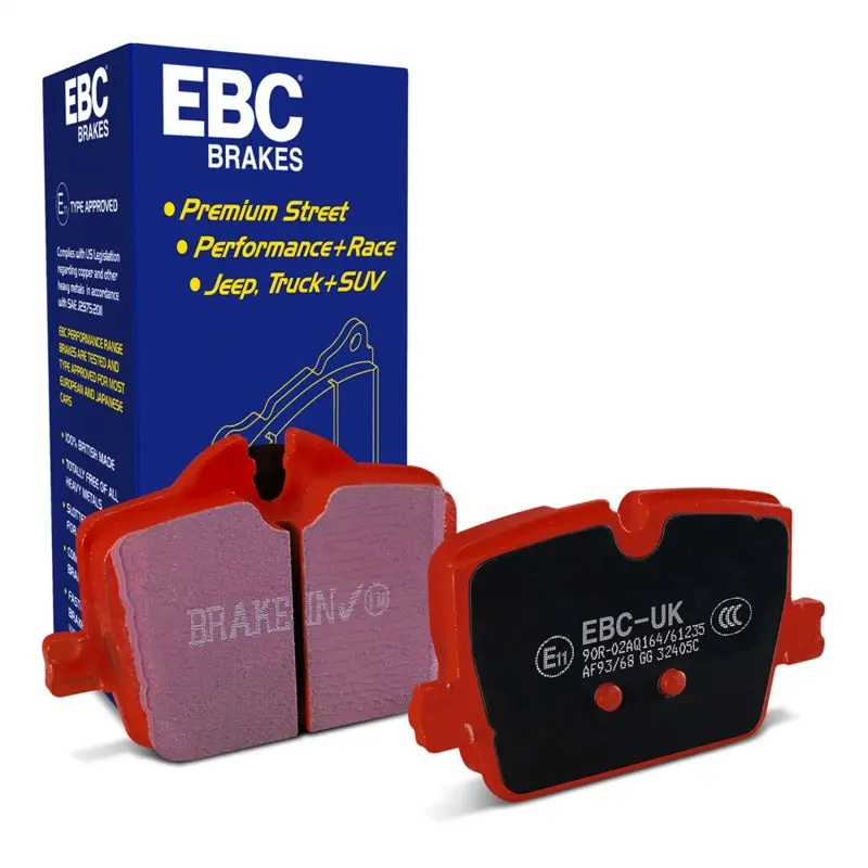 Ebc 2019+ Toyota Gr Supra (W/13In Rear Rotor) Redstuff Rear Brake Pads 2