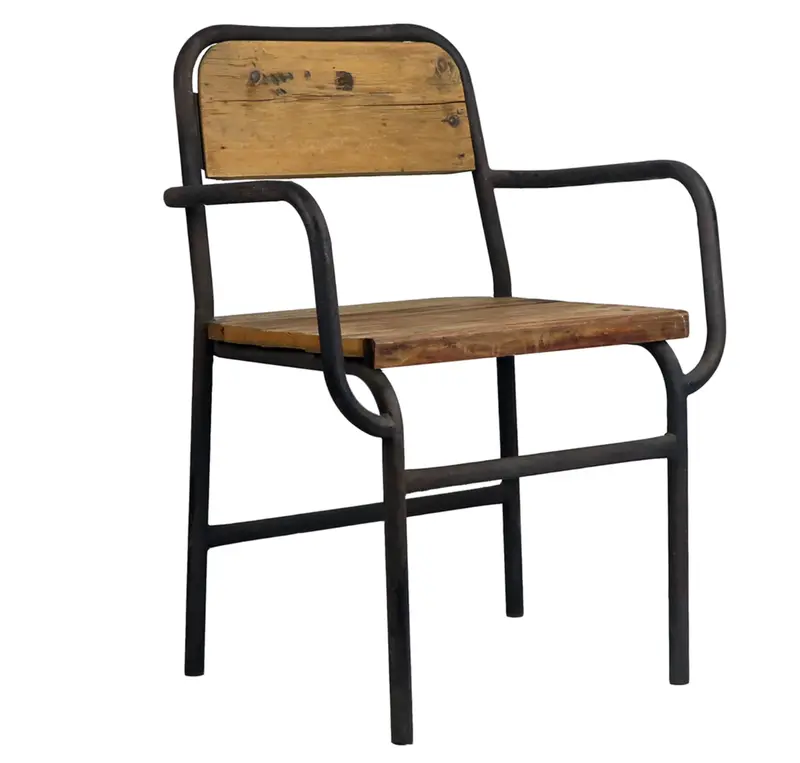 Elemental Metal Framed Arm Chair - Matthew Izzo Collection 1