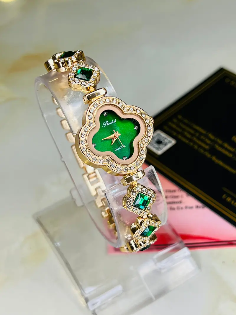 Emerald Van Cleef Zircon Watch For Her 1