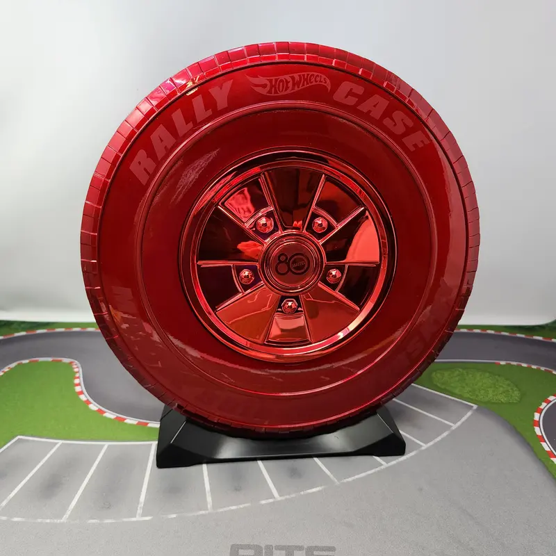 Empty Case Only No Cars Included * Hot Wheels 80Th Anniversary Red Original 16 1