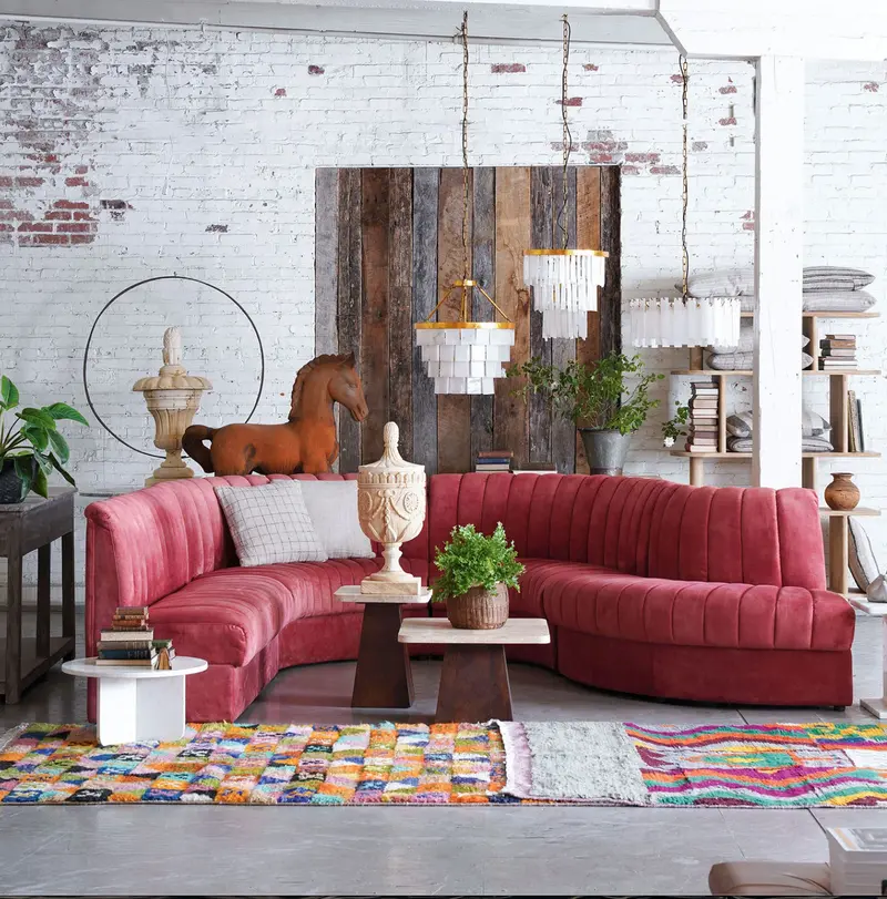 Estelle Berry Modular Sofa - Sraight, Curved, Or Outside Corner 1