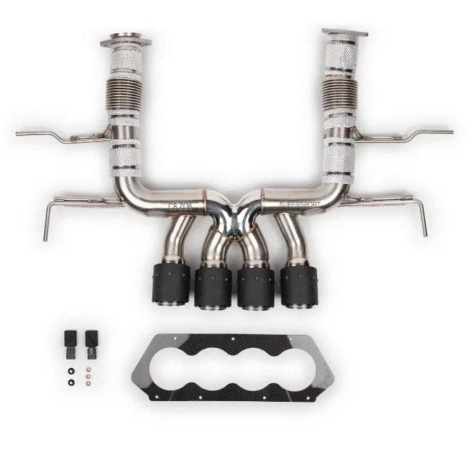 Fabspeed Chevrolet Corvette C8 Z06 Supersport X-Pipe Cat-Back Exhaust System (2023+) 1