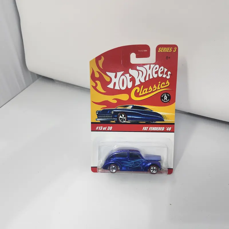 Fat Fendered '40 #13 * Blue * Hot Wheels Classics 1