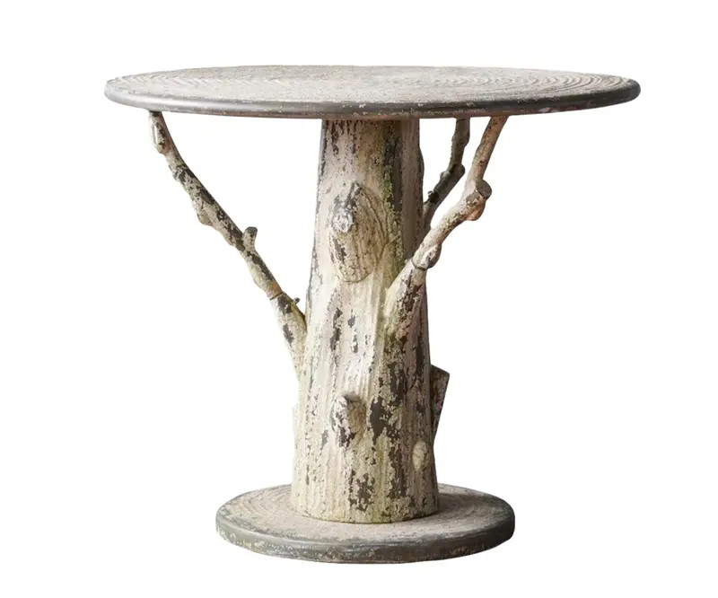 Faux Bois French Garden Tree Table - Matthew Izzo Collection 1