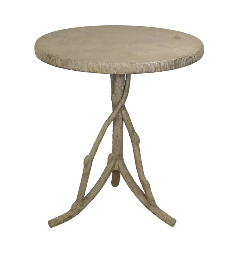 Faux Bois Iron Garden Table - Matthew Izzo Collection 1