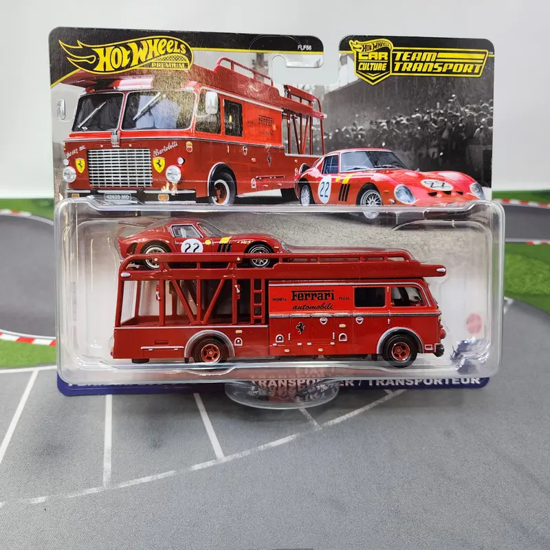 Ferrari 250 Gt & Fiat 642 Rnr Bartoletti * 2025 Hot Wheels Team Transport Car Culture 1