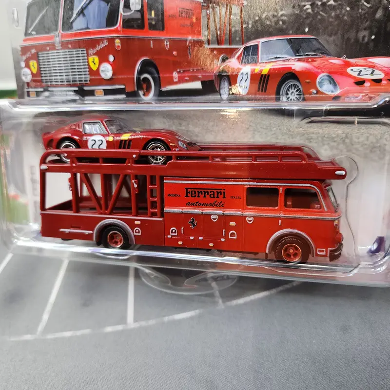 Ferrari 250 Gt & Fiat 642 Rnr Bartoletti * 2025 Hot Wheels Team Transport Car Culture 2