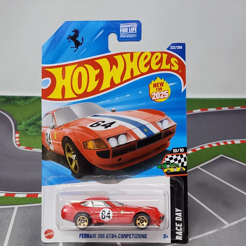 Ferrari 365 Gtb4 Competizione #222 * Red * 2025 Hot Wheels 1