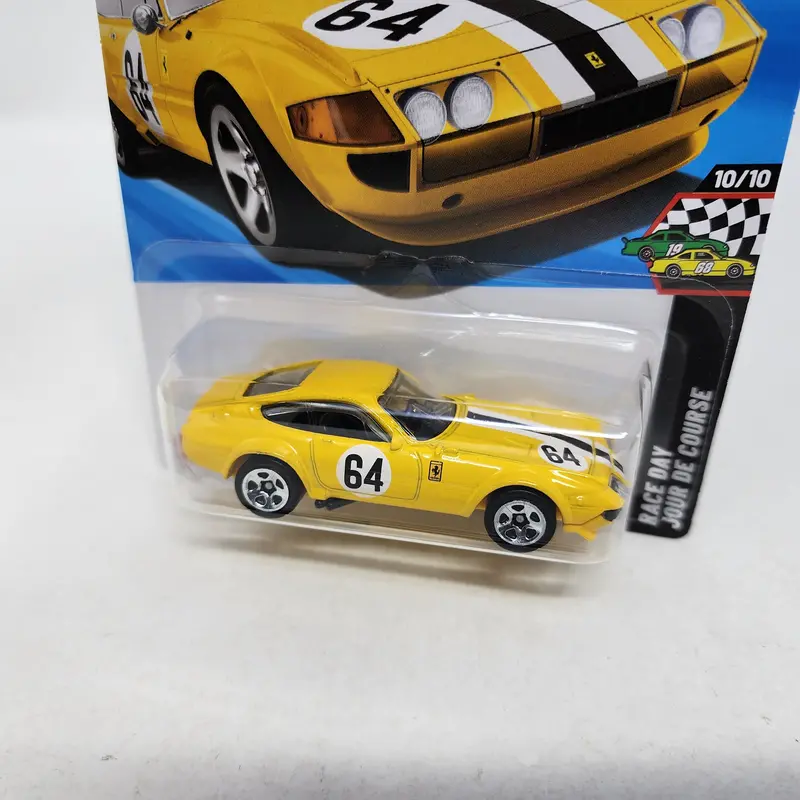Ferrari 365 Gtb4 Competizione #222 * Yellow * 2025 Hot Wheels 2