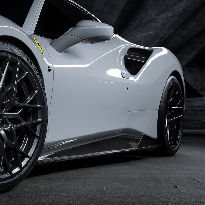 Ferrari 488 Diavolo Carbon Fiber Sideskirts 1
