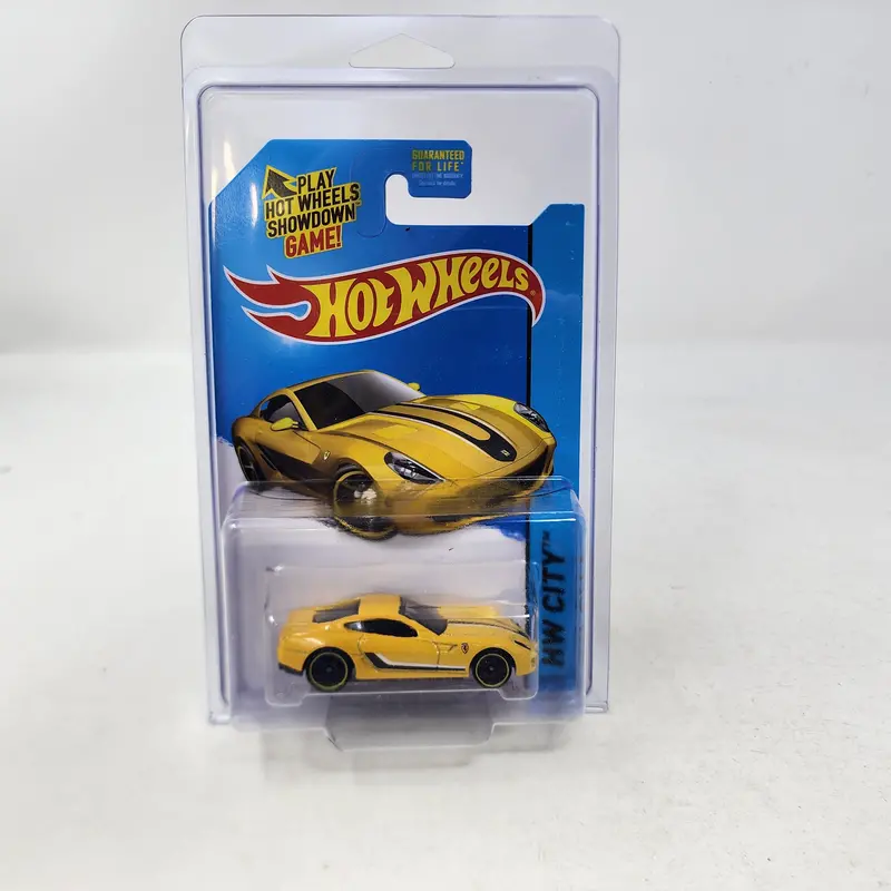 Ferrari 599 Gtb Fiorano #21 * Yellow * Hot Wheels 2015 1