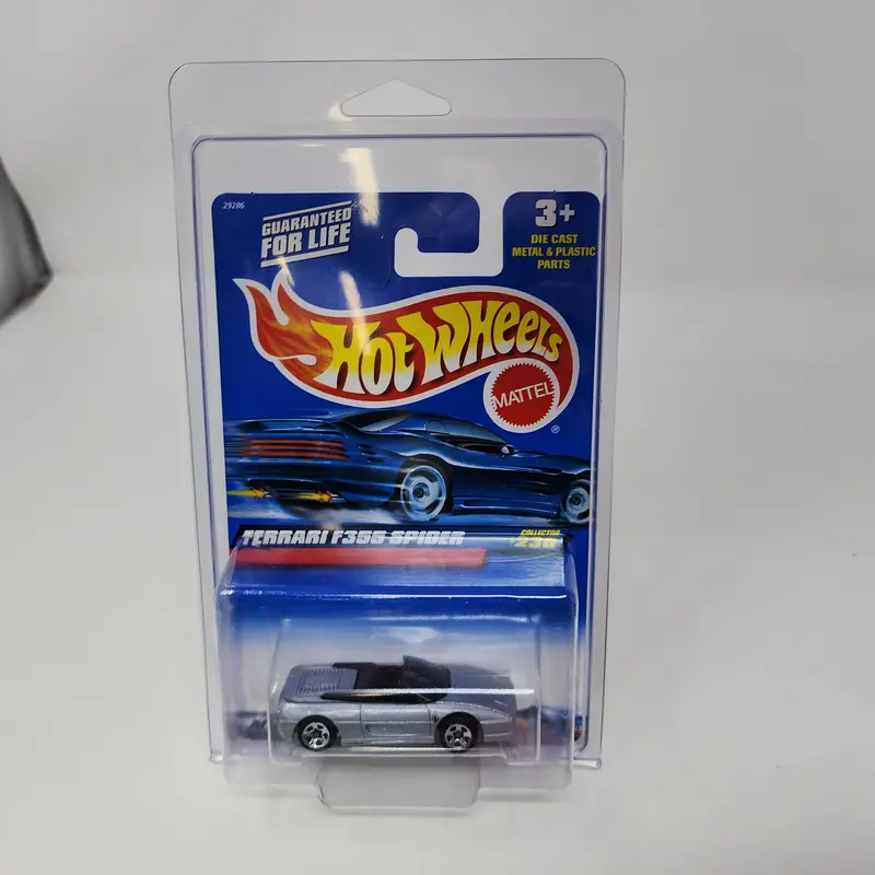 Ferrari F355 Spider #230 * Silver W/ 5Sp Rims * Hot Wheels 2000 1