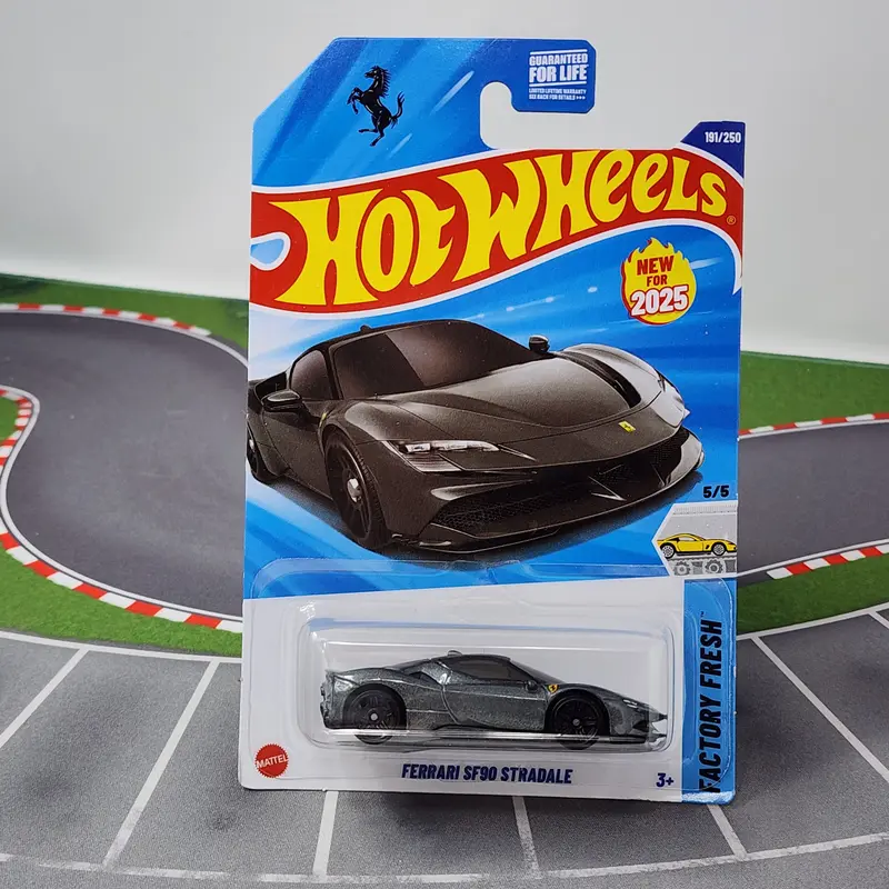 Ferrari Sf90 Stradale #191 * Grey * 2025 Hot Wheels 1