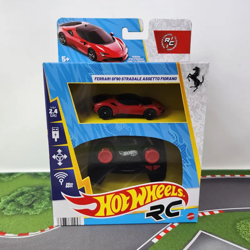 Ferrari Sf90 Stradale Assetto Fiorano * Rc Car * 2024 Hot Wheels Remote Control 1