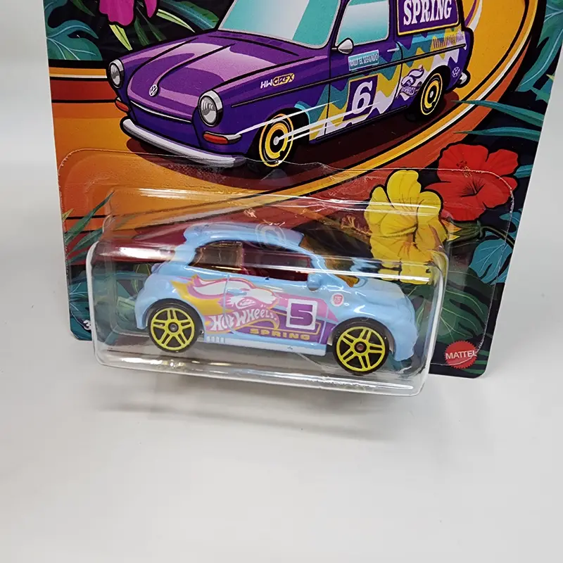 Fiat 500 * Blue * Hot Wheels Easter Series 2