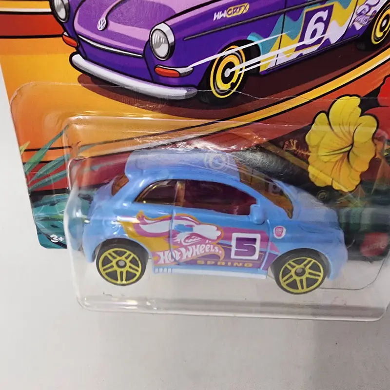 Fiat 500 * Light Blue * Hot Wheels Spring Easter Series 2